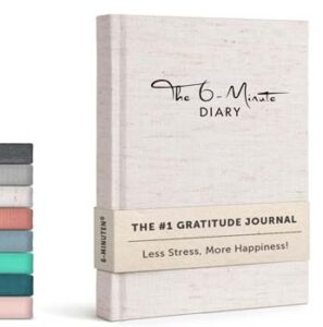 6-Minute Diary – 3-Million-Copy Bestseller Gratitude Journal for Women & Men – Guided Mental Health Journal